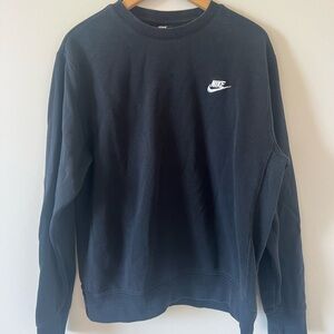 Nike Black Crewneck Sweater Classic Design